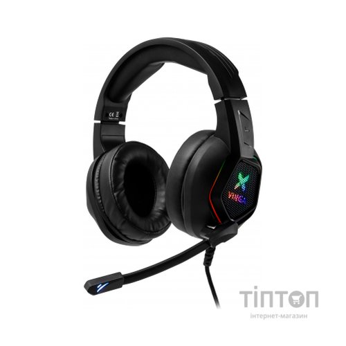 Навушники Vinga HSCU-160 Gaming LED Black (HSCU-160)