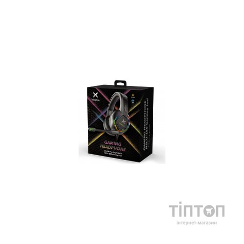 Навушники Vinga HSCU-160 Gaming LED Black (HSCU-160)