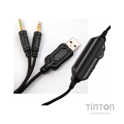 Навушники Vinga HSCU-160 Gaming LED Black (HSCU-160)