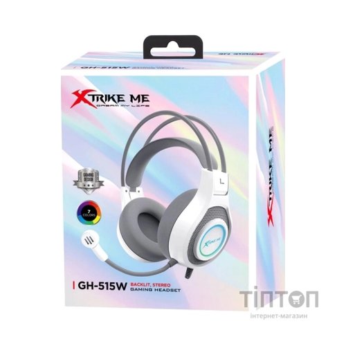 Навушники Xtrike ME GH-515 White/Grey (GH-515W)