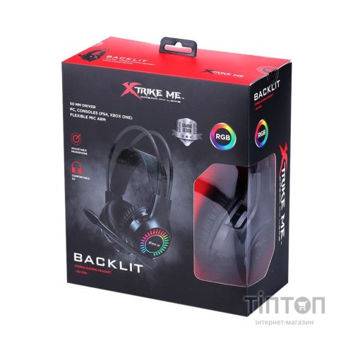 Навушники Xtrike ME GH-709 RGB Black (GH-709)