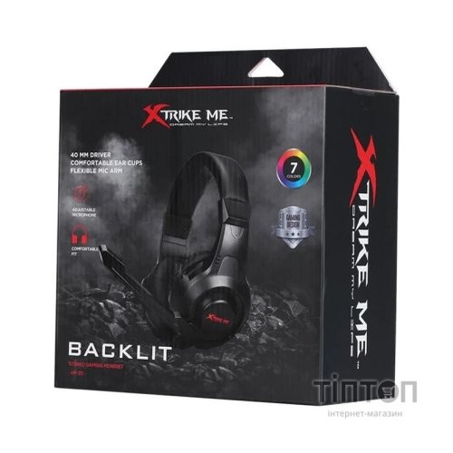 Навушники Xtrike ME HP-311 Rainbow Black (HP-311)