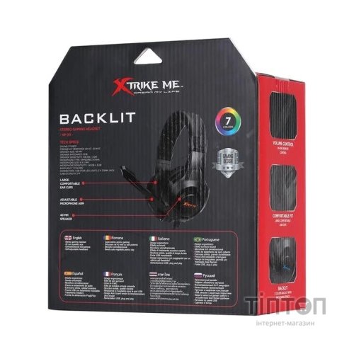 Навушники Xtrike ME HP-311 Rainbow Black (HP-311)