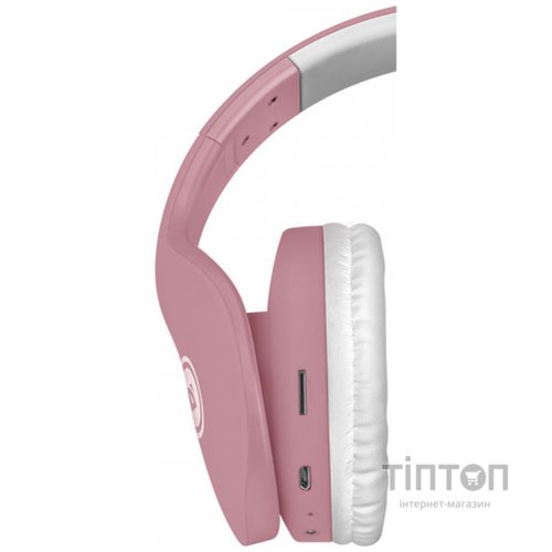 Навушники з мікрофоном Defender FreeMotion B525 Bluetooth, біло-рожевий (63528)