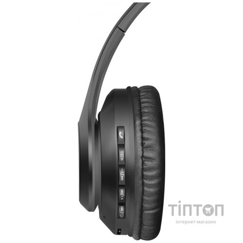 Навушники з мікрофоном Defender FreeMotion B552 Bluetooth, чорні (63552)