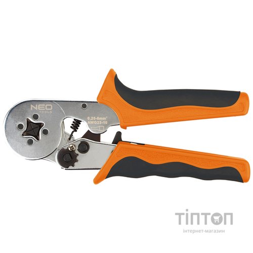 Кліщі Neo Tools для обтиску втулкових наконечників 0.25 - 6 мм2 (01-507)