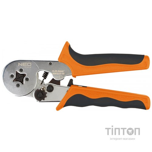 Кліщі Neo Tools для обтиску втулкових наконечників 0.25 - 6 мм2 (01-507)