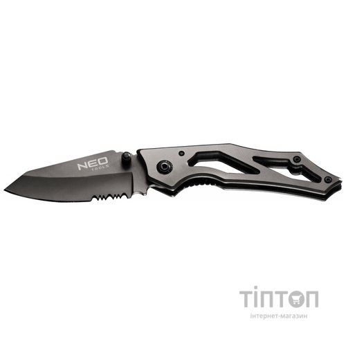 Ніж Neo Tools складаний з фiксатором, титановий (63-025)