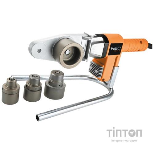 Паяльник для пластикових труб Neo Tools для пластиковы труб 650 Вт, 4 насадки, PTFE (21-001)