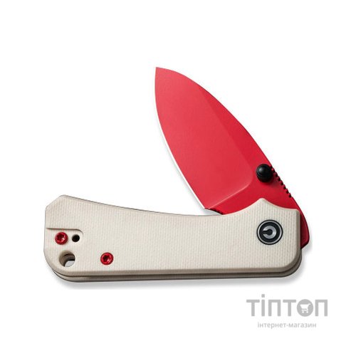 Ніж Civivi Baby Banter Red Blade White G10 (C19068S-7)