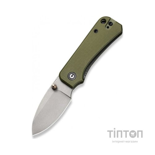 Ніж Civivi Baby Banter Stonewash Olive G10 (C19068S-5)