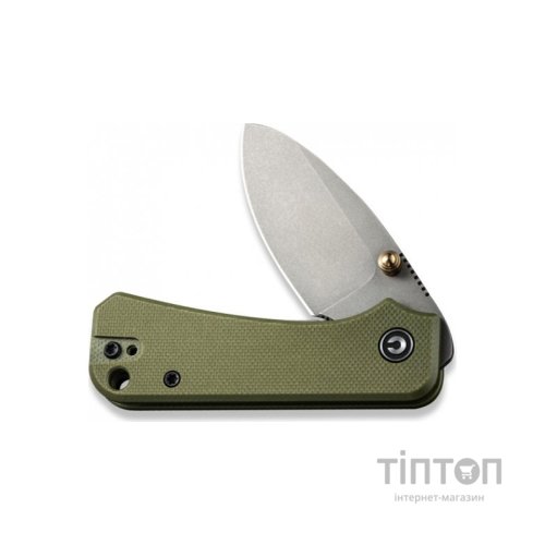 Ніж Civivi Baby Banter Stonewash Olive G10 (C19068S-5)