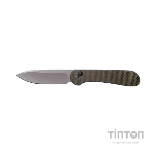 Ніж Civivi Button Lock Elementum Dark Green Micarta (C2103C)
