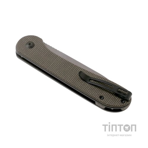 Ніж Civivi Button Lock Elementum Dark Green Micarta (C2103C)