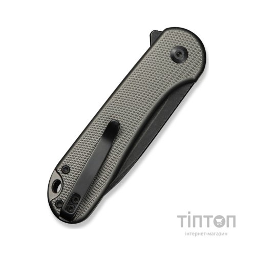 Ніж Civivi Button Lock Elementum II, Grey Aluminum, Darkwash (C18062PD-1)