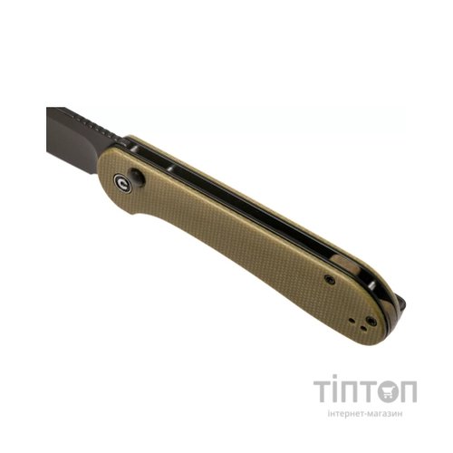 Ніж Civivi Button Lock Elementum Olive Micarta (C2103B)