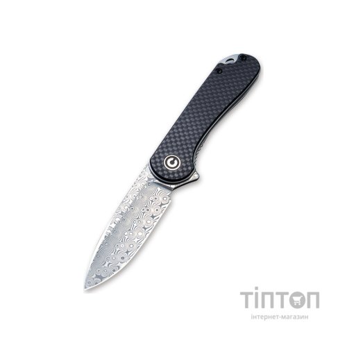 Ніж Civivi Elementum, Damascus, Carbon Fiber/G10 (C907DS)
