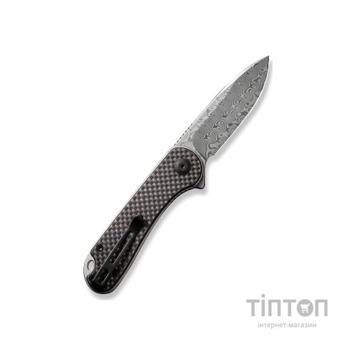 Ніж Civivi Elementum, Damascus, Carbon Fiber/G10 (C907DS)