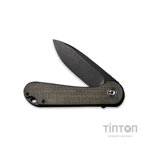 Ніж Civivi Elementum Dark Micarta Black Blade (C907Z)