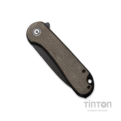 Ніж Civivi Elementum Dark Micarta Black Blade (C907Z)