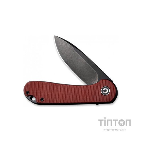 Ніж Civivi Elementum Darkwash Red G10 (C907A-1)