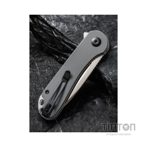 Ніж Civivi Elementum, Satin, сірий G10 (C907B)