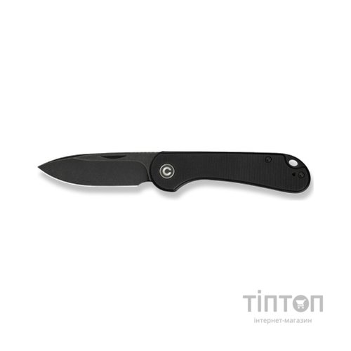 Ніж Civivi Elementum Slip Joint, Black G10, Darkwash (C18062AJ-1)