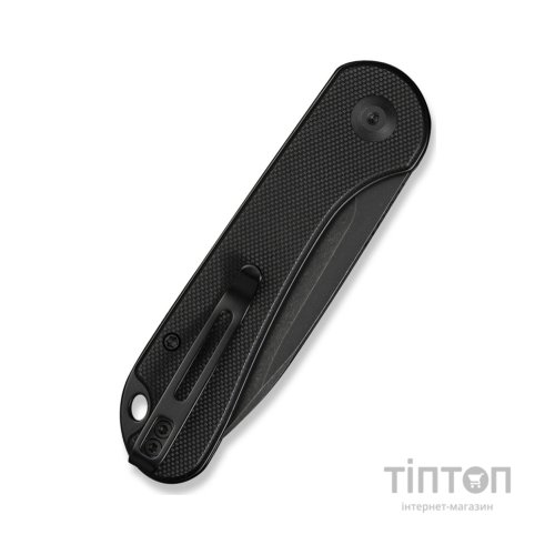 Ніж Civivi Elementum Slip Joint, Black G10, Darkwash (C18062AJ-1)