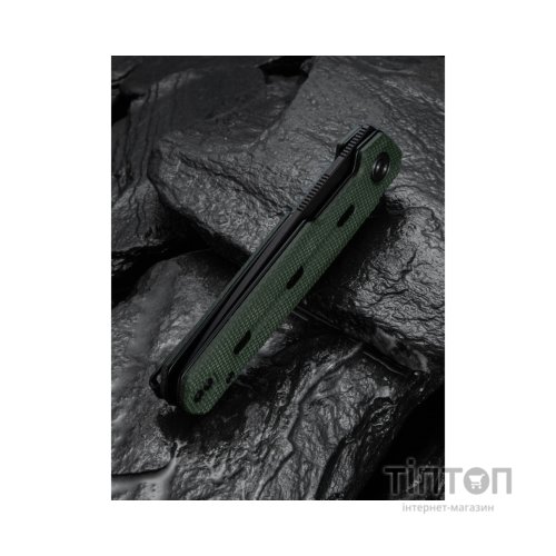 Ніж Civivi Navo, Green Micarta,Black Stonewash (C25015A-2)