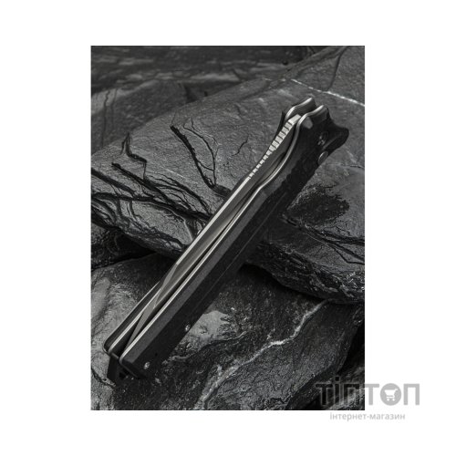 Ніж Civivi Neurohaptic, Bead Blast, чорний G10 (C23080-2)