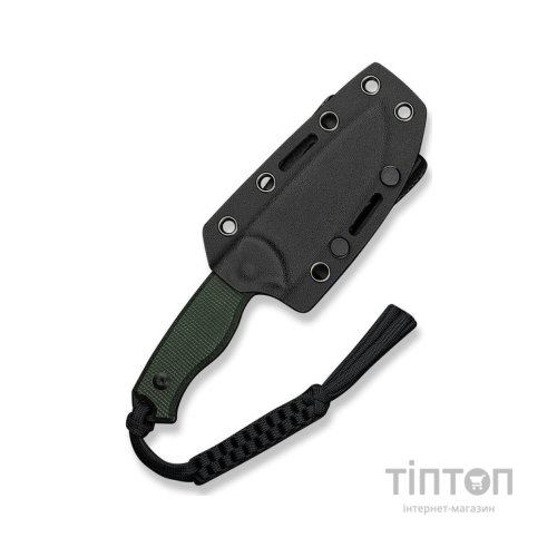 Ніж Civivi Timberbark, Green Micarta, Darkwash (C23094-3)