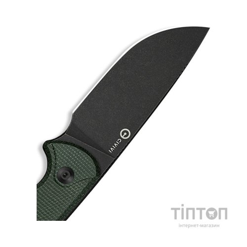 Ніж Civivi Timberbark, Green Micarta, Darkwash (C23094-3)