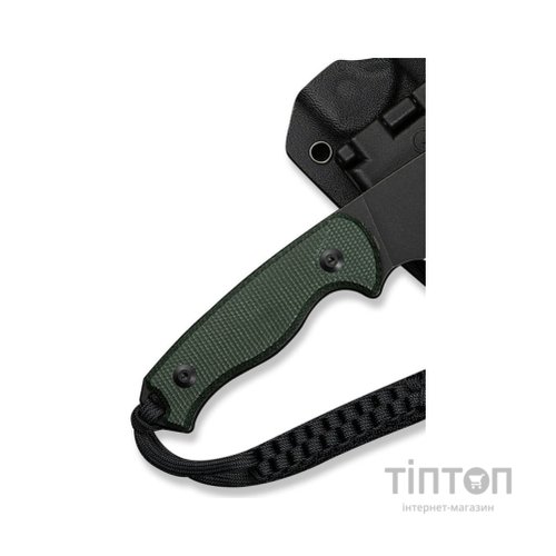 Ніж Civivi Timberbark, Green Micarta, Darkwash (C23094-3)