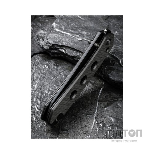 Ніж Civivi Vision FG, Black G10, Black Stonewash (C22036-1)