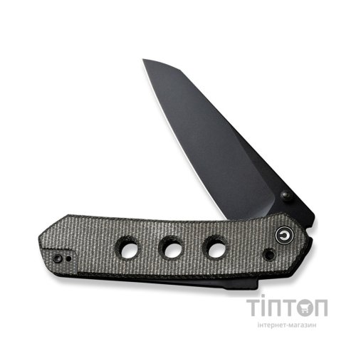 Ніж Civivi Vision FG, Grey Micarta, Darkwash (C22036-3)