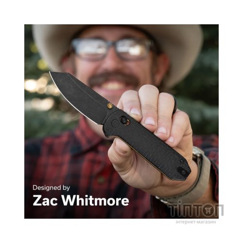 Ніж Civivi Yonder, Black Micarta, Black Stonewash (C23073B-2)