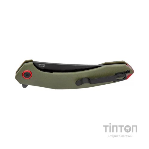 Ніж CJRB Gobi Black Blade G10 Green (J1906-BGN)