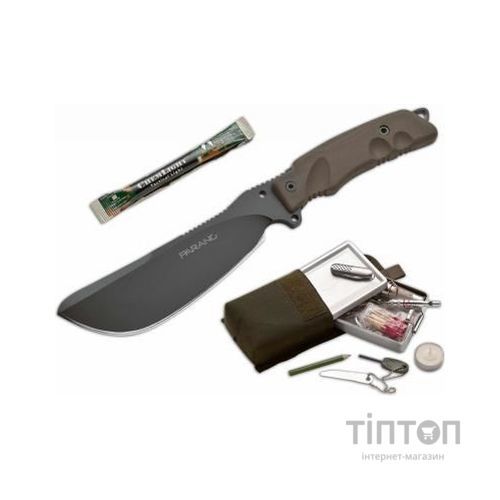 Ніж Fox PARANG BUSHCRAFT JUNGLE KNIFE , з набором для виживання (FX-0107153)
