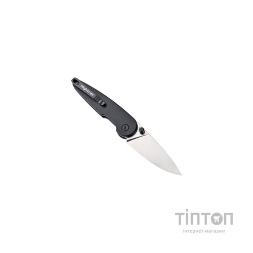 Ніж Hightron Birdidi, D2, алюміній, чорний, сатиновий клинок (HK06BLKS)