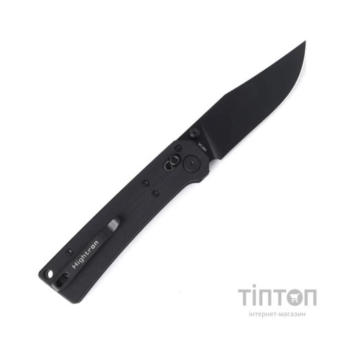 Ніж Hightron Pathwright, 14C28N, G10, чорний, чорний клинок (HK03BLK)