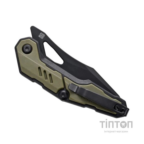 Ніж Hightron Spectron, M390, GFN, зелений, чорний клинок (HK04GRN)