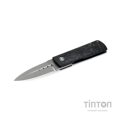 Ніж Maserin Daga, Elmax, fat carbon, чорний (372/N)