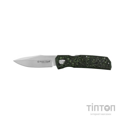 Ніж Maserin Power, Magnacut, fat carbon green jungle (502/VM)