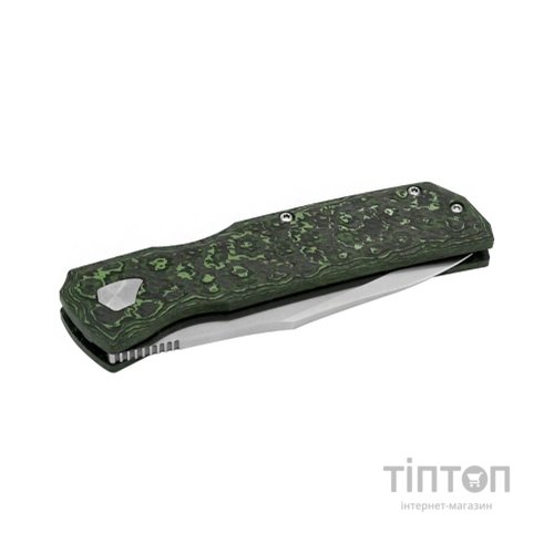 Ніж Maserin Power, Magnacut, fat carbon green jungle (502/VM)