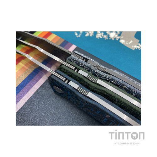 Ніж Maserin Power, Magnacut, fat carbon green jungle (502/VM)