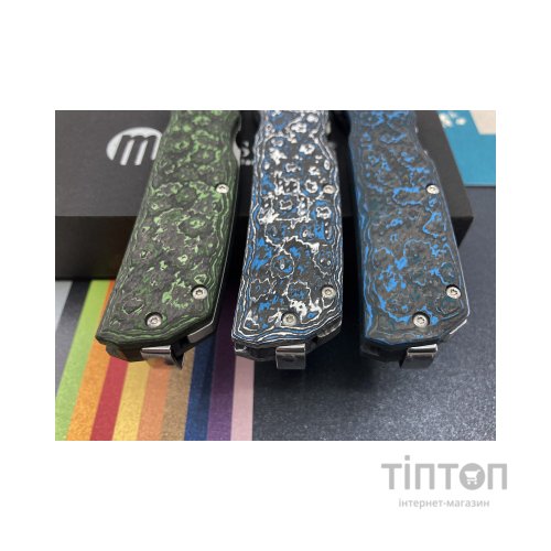 Ніж Maserin Power, Magnacut, fat carbon green jungle (502/VM)