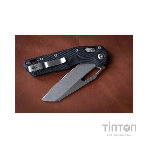 Ніж Microtech MSI Stonewashed G10 Black (210-10FLGTBK)