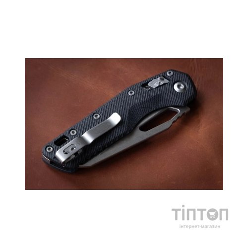 Ніж Microtech MSI Stonewashed G10 Black (210-10FLGTBK)