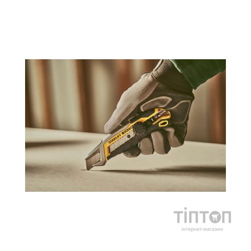 Ніж монтажний Stanley FatMax Integrated Snap Knife, сегментне лезо 18мм, L=165мм. (FMHT10592-0)