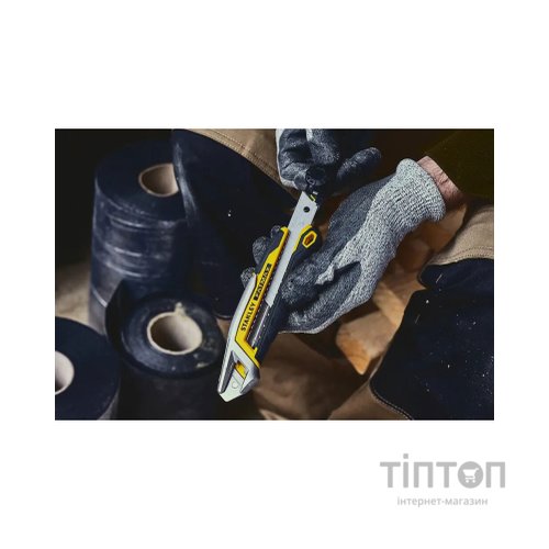 Ніж монтажний Stanley FatMax Integrated Snap Knife, сегментне лезо 18мм, L=165мм. (FMHT10592-0)